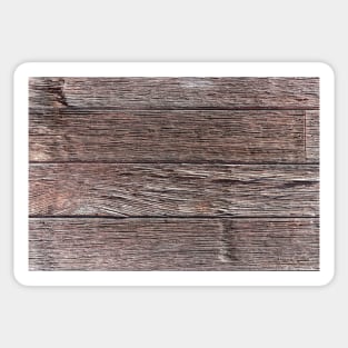 Detailed Wooden Fence Palings Sticker